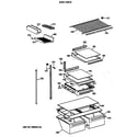 GE TBT18JATERAD shelf parts diagram
