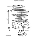 GE TBT18JATERAD compartment separator parts diagram