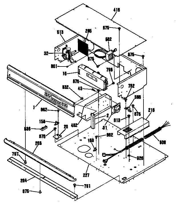 GE JTP54GV1BB control panel diagram