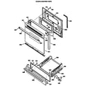 GE JGBS20GEV3AD door & drawer parts diagram