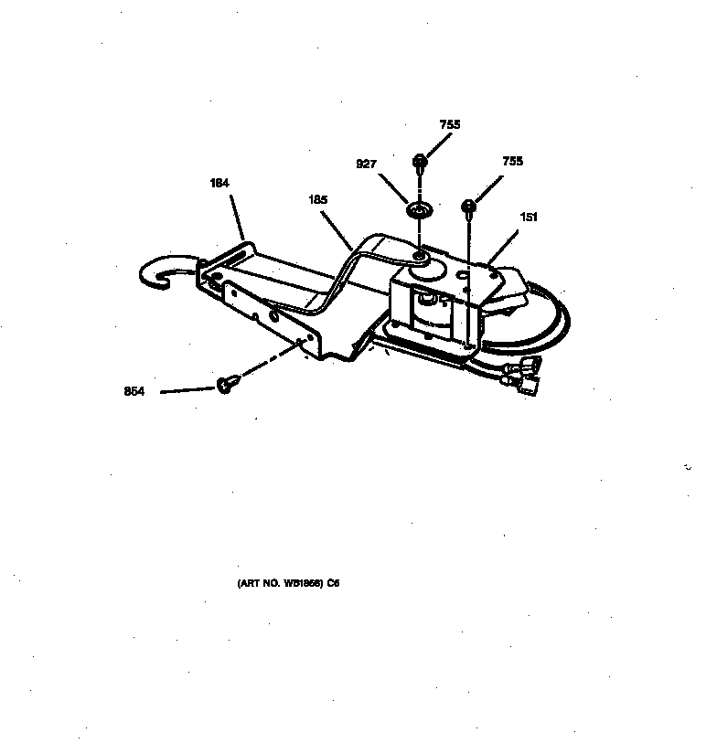 GE JKP76GP4BG lock diagram