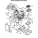 GE JGSP20GER3BG oven assembly diagram
