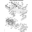 GE JGSP20GER3BG door/gas lines diagram