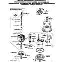 GE WWA5600SBLAA transmission - complete breakdown diagram