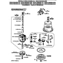 GE WWA7680SBLWW transmission - complete breakdown diagram