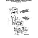 GE TBX18DAXKRAA shelf parts diagram
