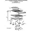 GE TBX18DAXKRAA compartment separator parts diagram