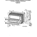 GE TBX18SAXKRWW freezer door diagram