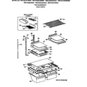 GE TBX19JAXJRAA shelf parts diagram