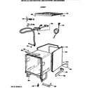 GE GSC900X04BA cabinet diagram