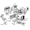 GE AJE10D1T1 chassis assembly diagram