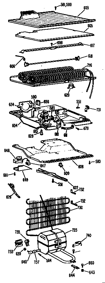 GE TBF15DBC unit diagram