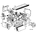 GE A3B701DXALD1 chassis assembly diagram