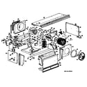 GE A3B589DJALQ1 chassis assembly diagram