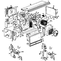 GE A3B698DAASW1 chassis assembly diagram