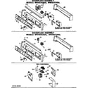 GE WWA3100BAL backsplash assembly diagram