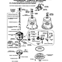 GE WWA3100BAL transmission - complete breakdown diagram