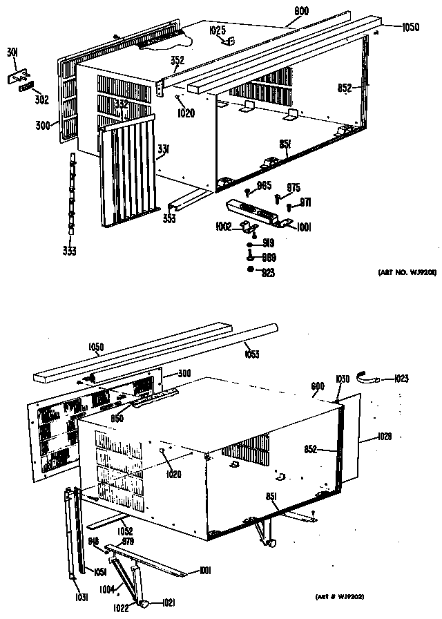 GE AD910FMQ4 cabinets diagram