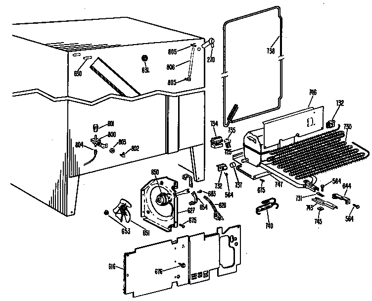 GE TFF20RCB unit diagram
