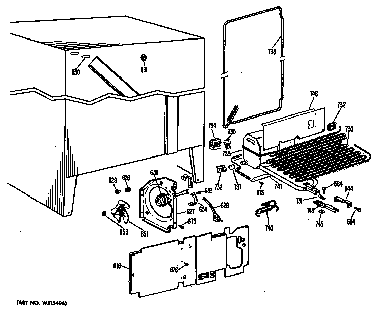 GE TFF20PCM unit diagram