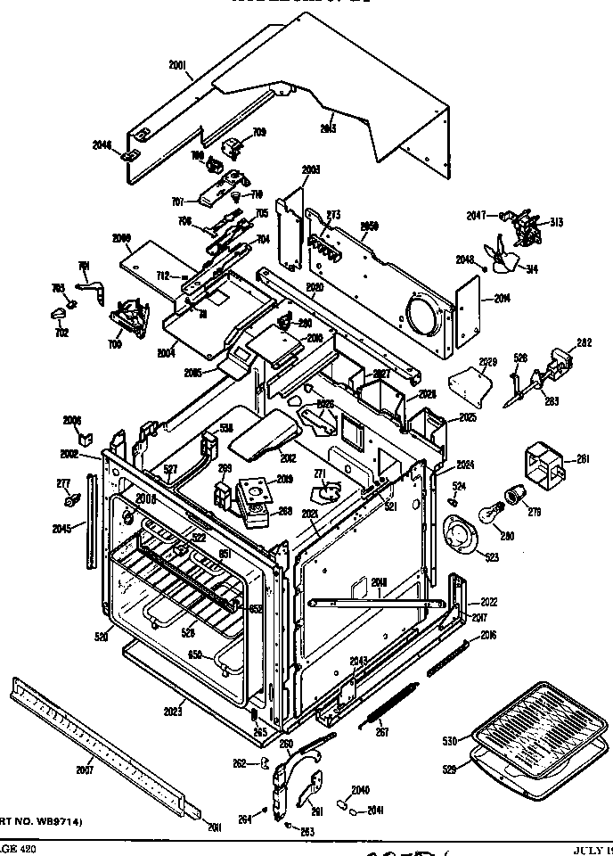 GE JKP07*D1 body diagram