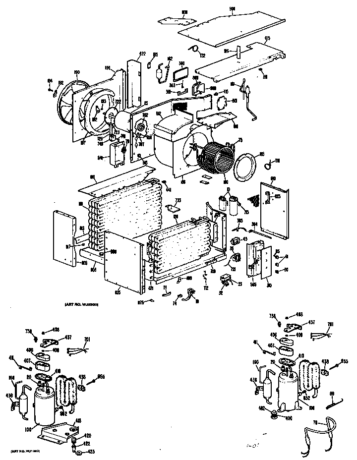 GE AF912DPW1 chassis diagram