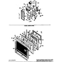 GE JKP67G*J1 door lower oven diagram