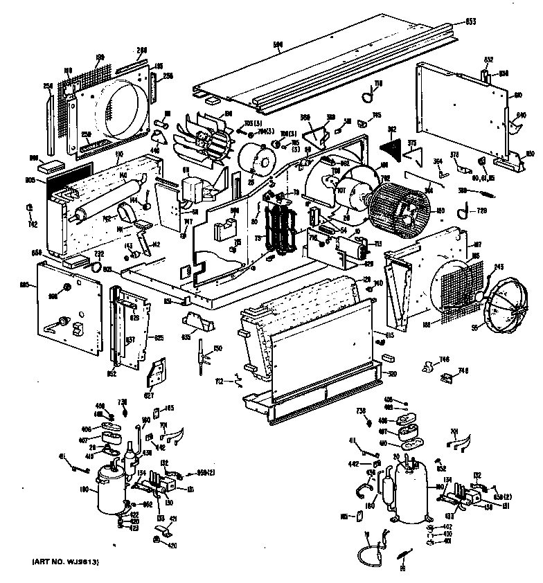 GE A2B598ESASQ2 chassis diagram