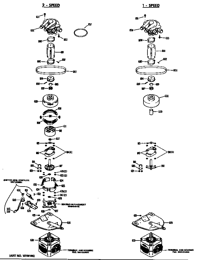 GE WWA5600GBL 2 - speed diagram