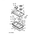 GE JGP622ER3AD cooktop diagram