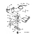 GE JGP622ER3AD gas & burner parts diagram