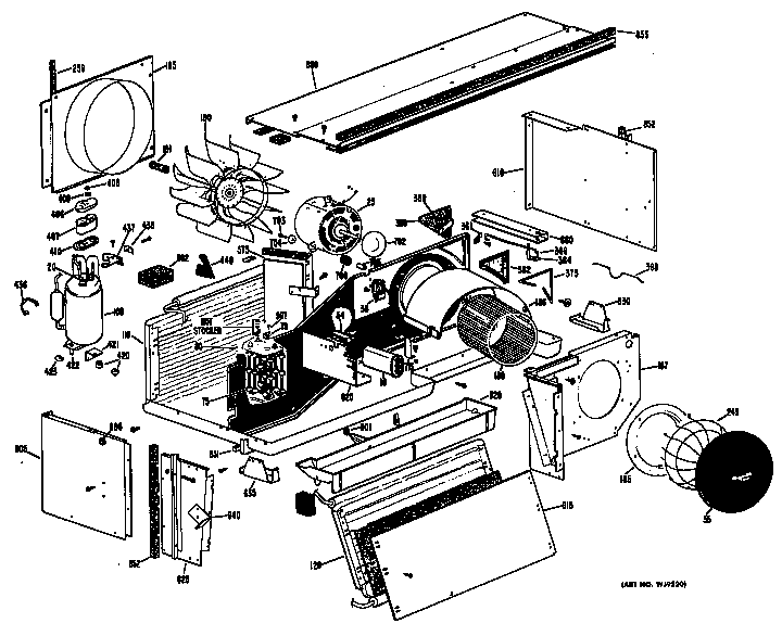 GE A3B568EPFS1H chassis diagram