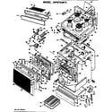 GE JHP97G*Y2 door/oven/cooktop diagram