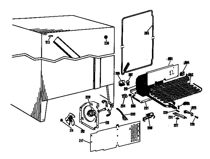 GE TFF18EAC unit diagram