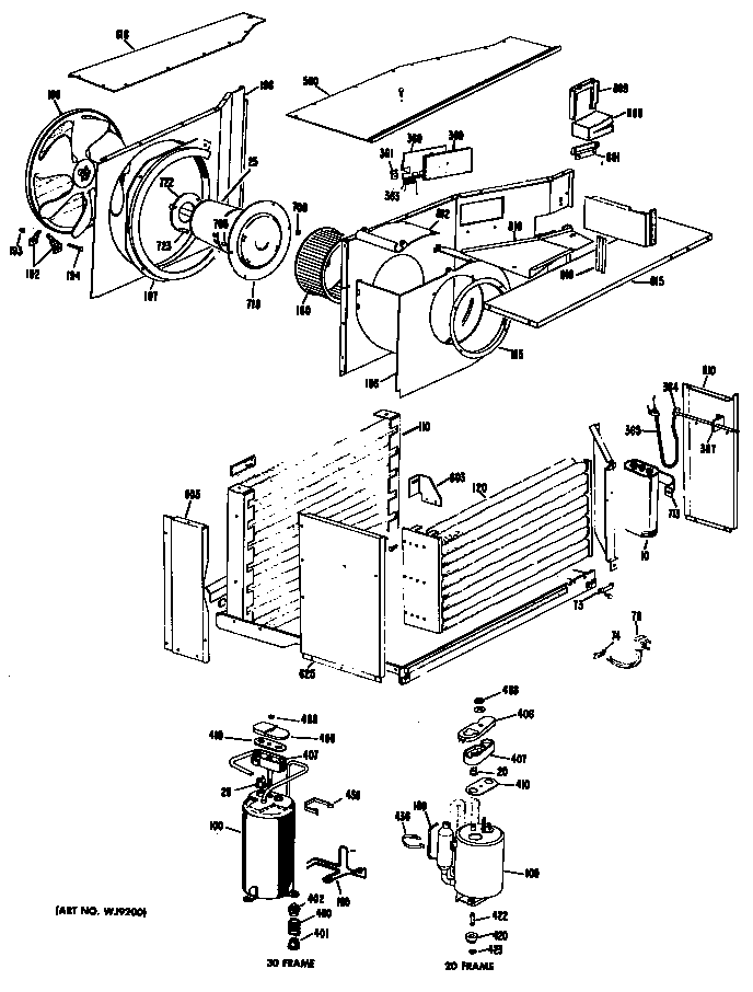 GE AGDM723DACH1 chassis diagram