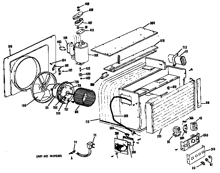 GE AC510AMT1 chassis diagram