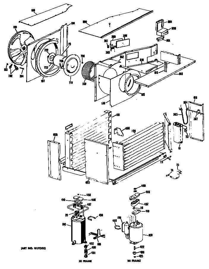 GE AD910FMQ3 chassis diagram