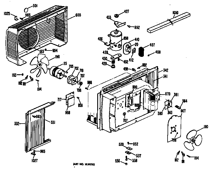 GE AT505FMN1 chassis diagram