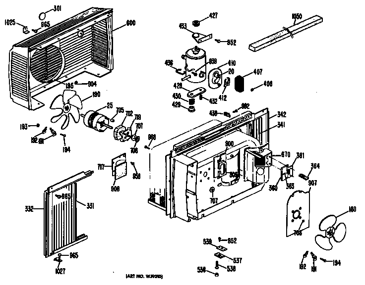 GE AT606FNK1 chassis diagram