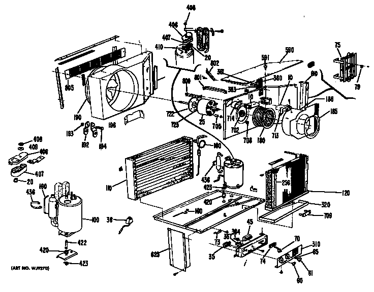 GE SL217 chassis diagram