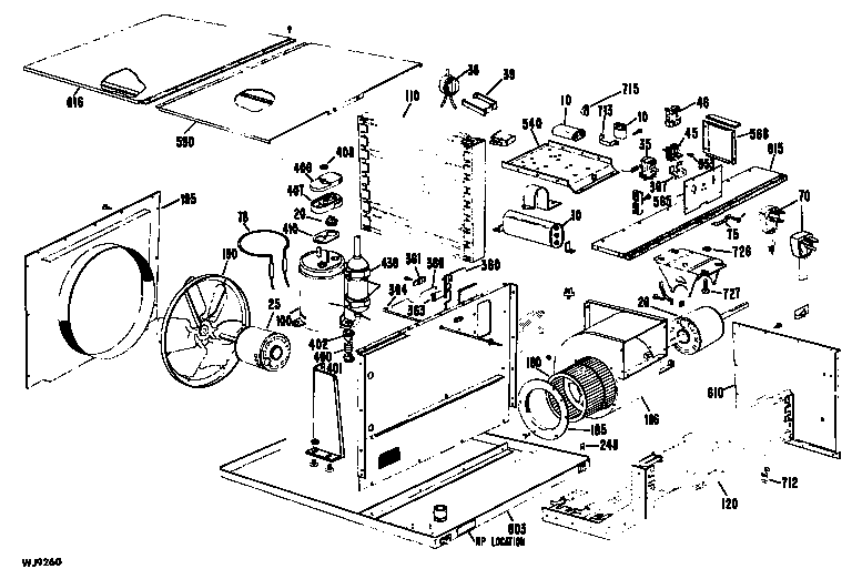 GE AG632DMV4 chassis diagram