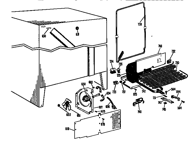 GE TFF20VAB unit diagram