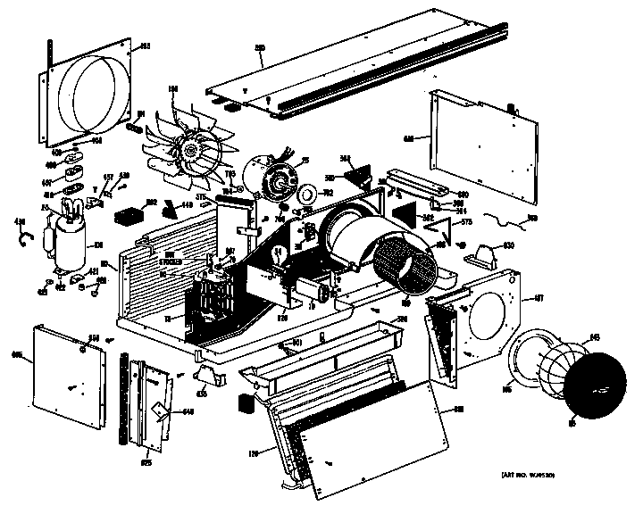 GE A2B548EPASSA chassis diagram