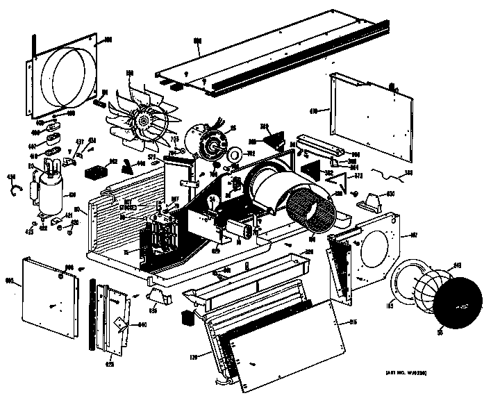 GE A3B568DAASS1 chassis diagram
