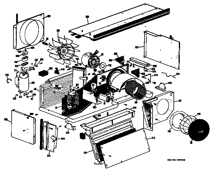 GE A3B568CKASSA chassis diagram