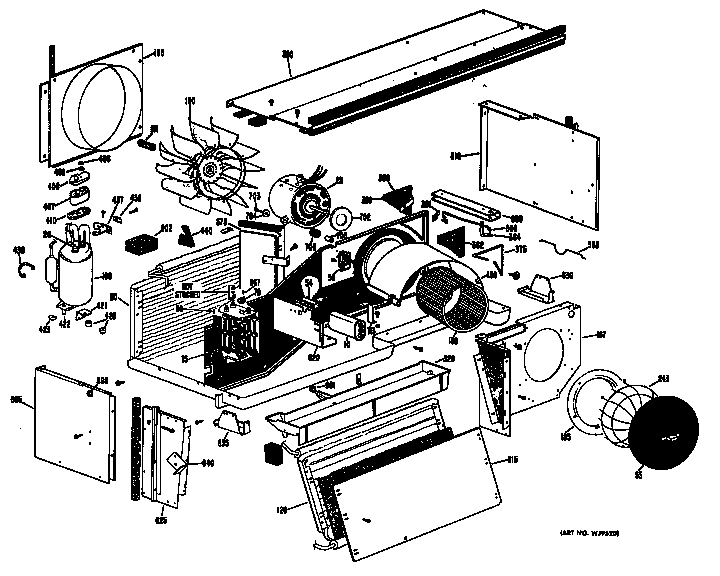 GE A3B568DGASSA chassis diagram