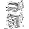 Hotpoint CTX18CPJRAD doors diagram