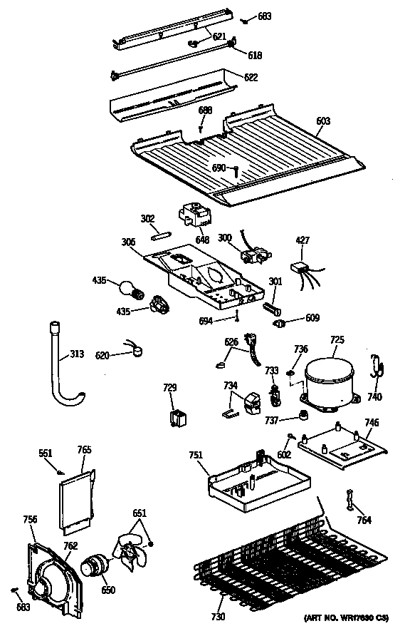 Hotpoint CTH16CYSERWH unit diagram