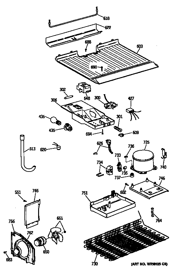 Hotpoint CTX16BYSFRAD unit diagram