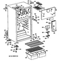 Hotpoint CTH14CYTCRAD cabinet/shelves diagram